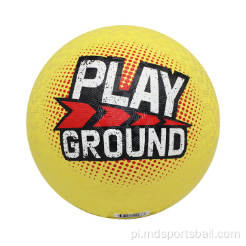 Żółty 8,5 -calowy plac zabaw kulek kickball